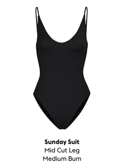 Sunday Suit
Mid Cut Leg
Medium Bum