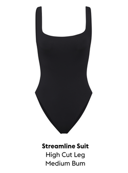 Streamline Suit
High Cut Leg
Medium Bum