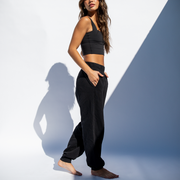 Frame Top + Field Day Sweatpant - Jet (Size S)