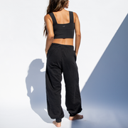 Frame Top + Field Day Sweatpant - Jet (Size S)