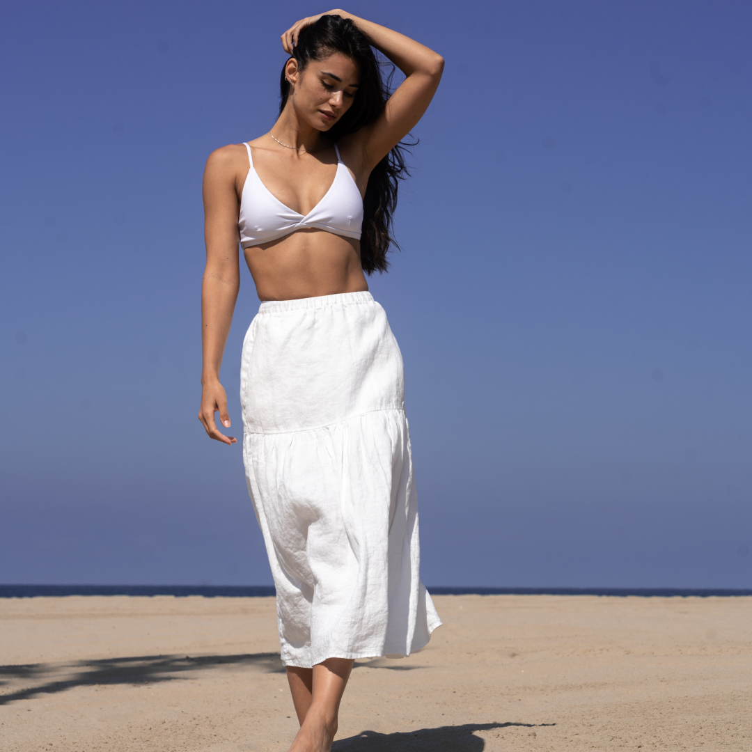 Sweet Victory Top + Sunday Skirt - Coconut (Size S)