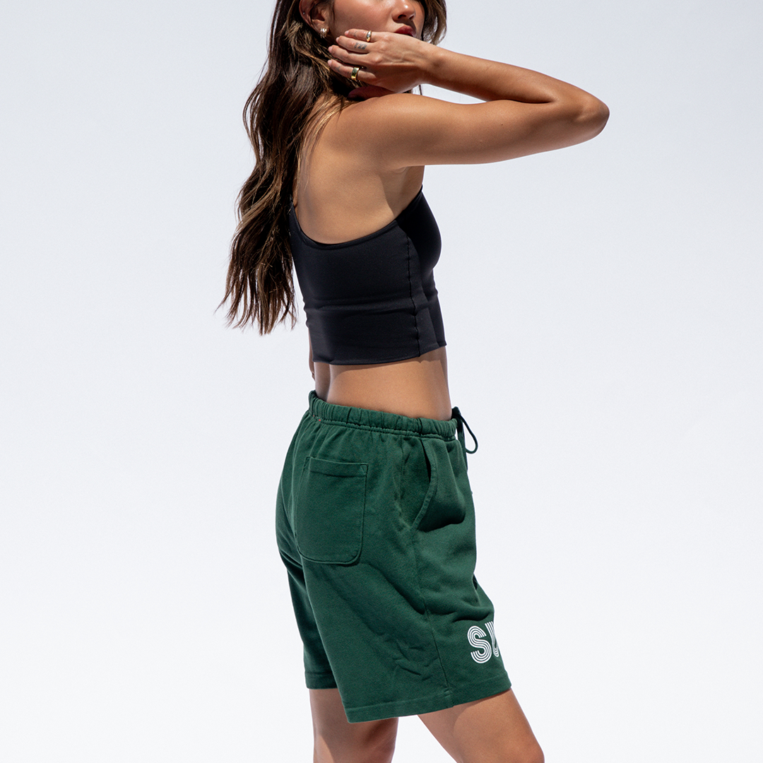 Form Tank - Jet + Super Fan Short - Palm (Size S)