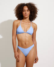 Reef Top + Backside Thong - Blue Skies (Size S)