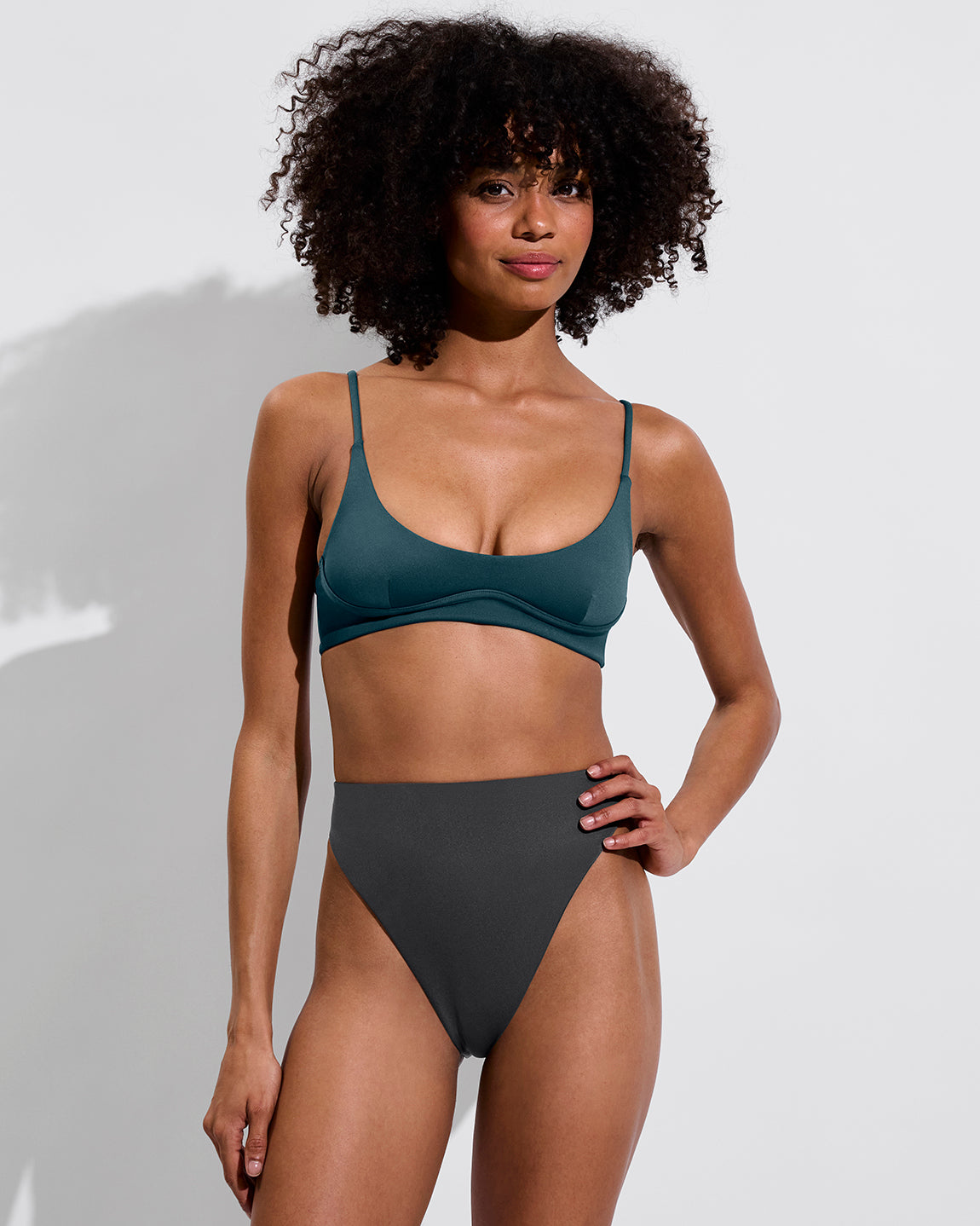 Club Top - Deep End + Super Hi Hi Bottom - Eclipse (Size S)