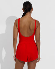 Betty Suit + Day Trip Short - Sweet Chili Heat (Size S)