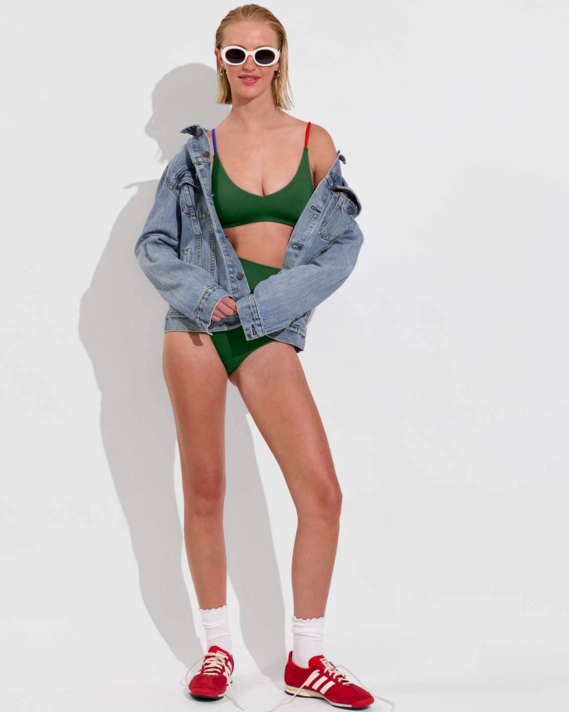 Sunday Top + Hi Tide Bottom *Clare V. Collab - Tropics / First Place / Sweet Chili Heat (Size S)