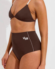 Sandy Top + Hi Tide Bottom *Clare V. Collab - Cold Brew / Coconut (Size S)