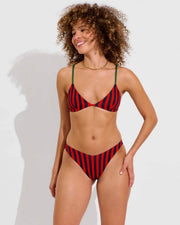 Sandy Top + Dip Bottom *Clare V. Collab - Lucky Stripe: Sprint / Sweet Chili Heat / Tropics (Size S)