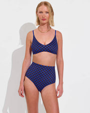 Sunday Top + Hi Tide Bottom *Clare V. Collab - Check It: Cold Brew / First Place (Size S)