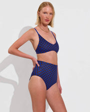 Sunday Top + Hi Tide Bottom *Clare V. Collab - Check It: Cold Brew / First Place (Size S)