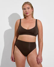 Club Top D (36DD, Size L) + Hi Hi Bottom - Cold Brew (Size L)
