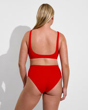 Club top D+ (36DD, Size L) + Hi Hi Bottom - Sweet Chili Heat (Size L)