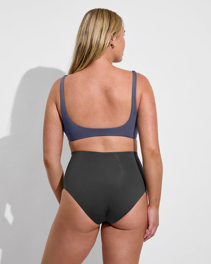 Club Top D+ - Varsity (36DD, Size L) + Hi Tide Bottom - Eclipse (Size L)