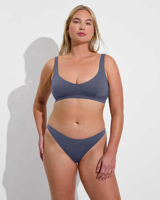 Club Top D+ - Varsity (36DD, Size L) + Wear To Bottom - Varsity (Size L)