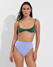 Club Top Micro - Tropics / Riptide + Hi Hi Bottom - Riptide (Size S)