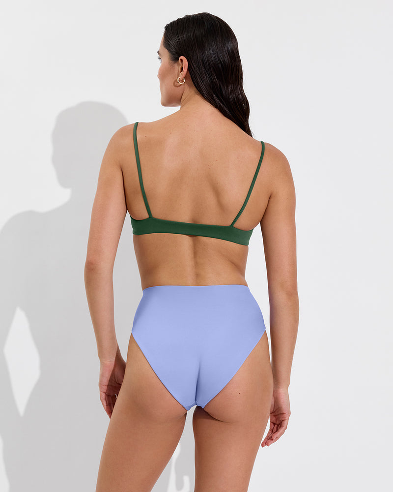 Club Top Micro - Tropics / Riptide + Hi Hi Bottom - Riptide (Size S)