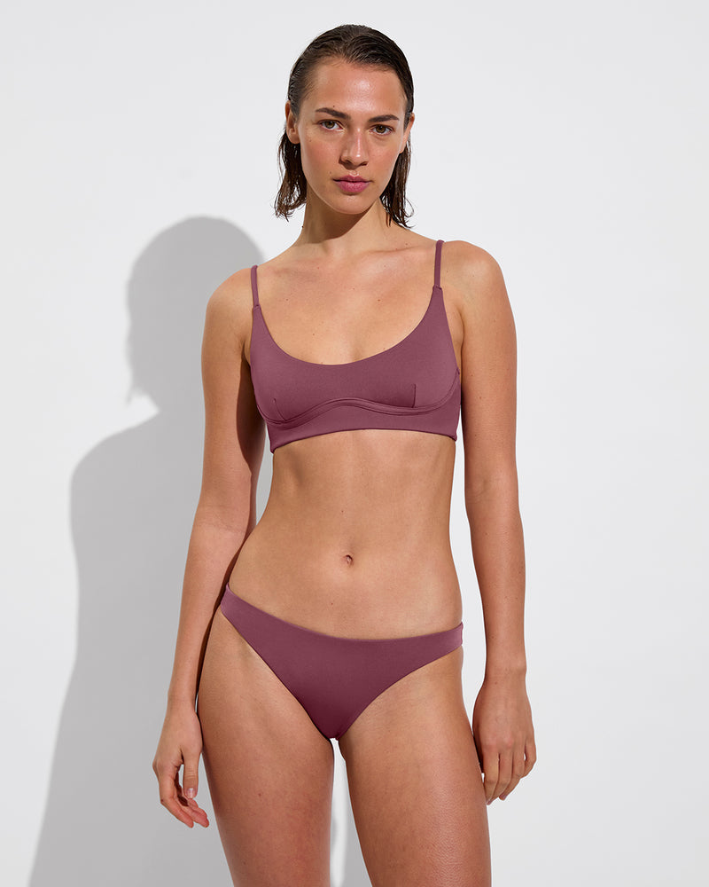 Club Top + Dip Bottom - Desert Plum (Size S)