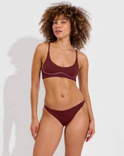 Club Top - Jam / Desert Plum + Rio Bottom - Jam (Size S)