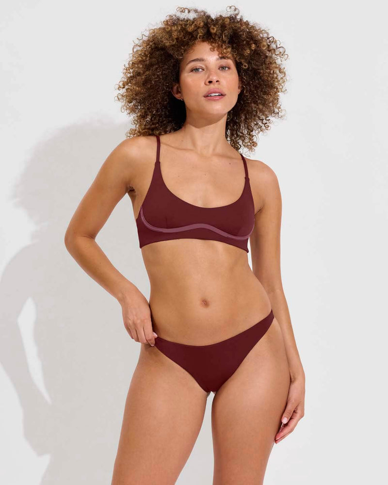 Club Top - Jam / Desert Plum + Rio Bottom - Jam (Size S)