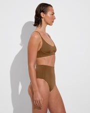 Club Top + Hi Tide Bottom - Tan Lines (Size S)