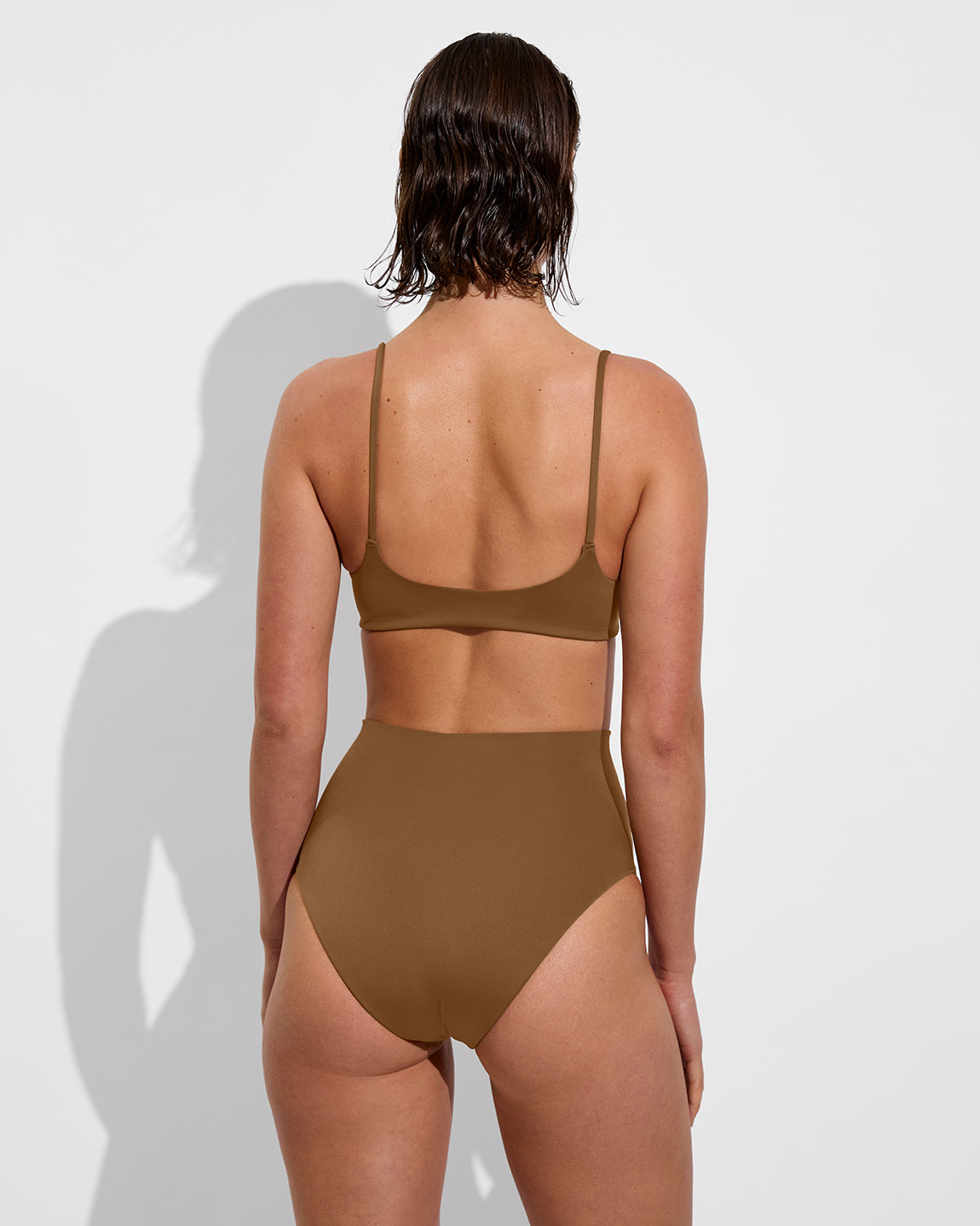 Club Top + Hi Tide Bottom - Tan Lines (Size S)
