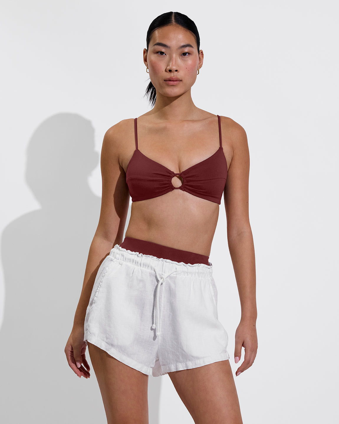 Coco Top + Hi Hi Bottom - Jam + Getaway Short - Coconut(Size S)