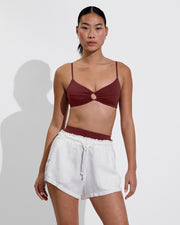 Coco Top + Hi Hi Bottom - Jam + Getaway Short - Coconut(Size S)