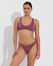 La Crosse Top + Dip Bottom - Desert Plum (Size S)
