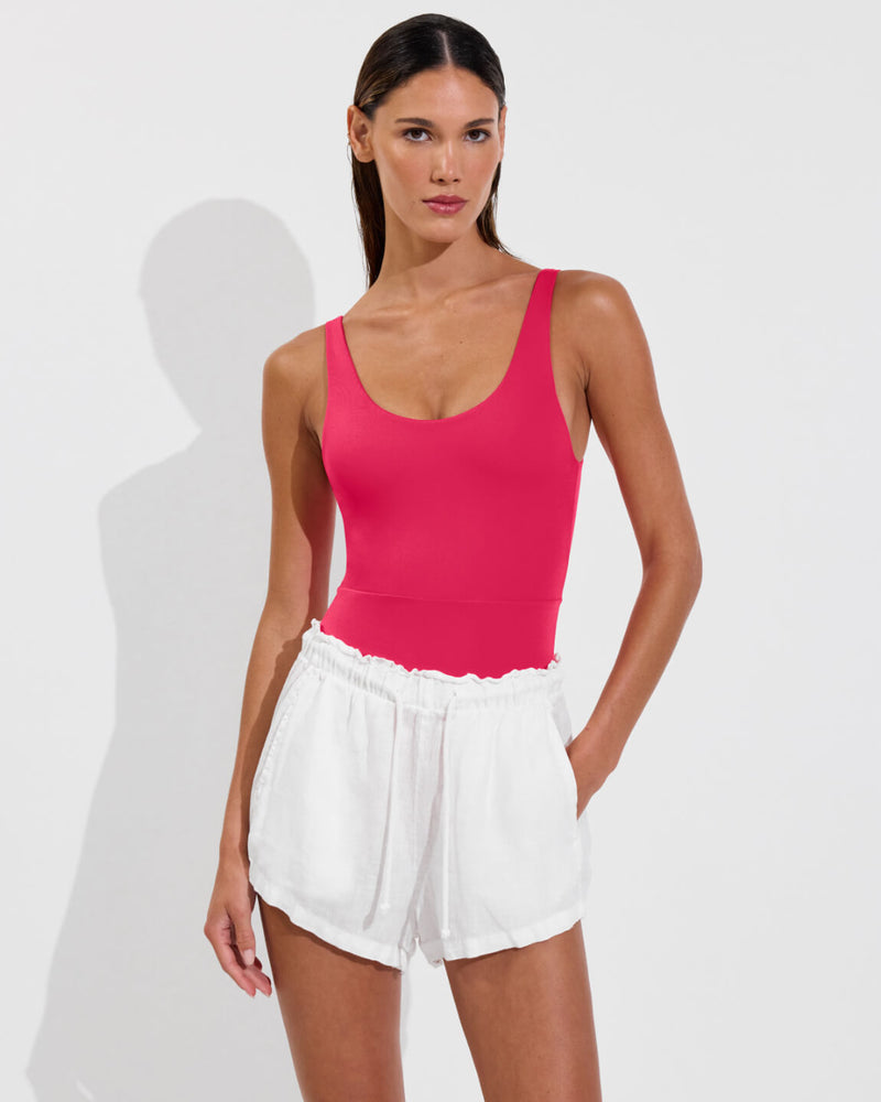 Double Scoop Suit - La La Land + Getaway Short 2.5" - Coconut (Size S)