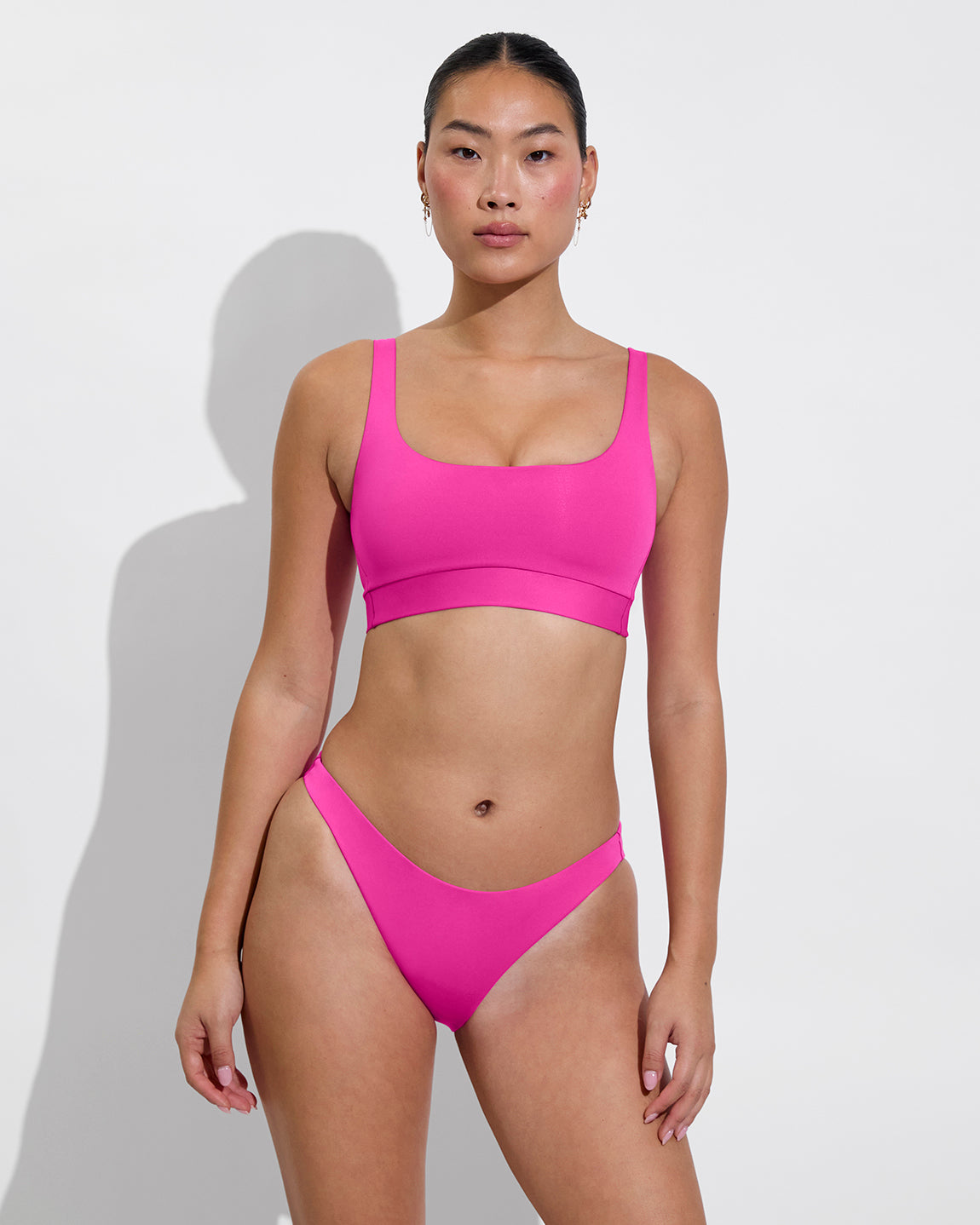 Double Scoop Top + Wear To Bottom - Hot (Size S)