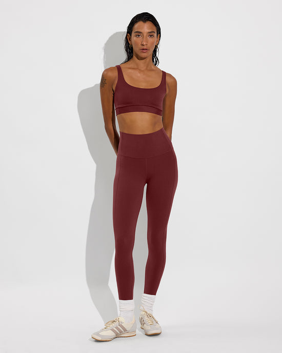 Double Scoop Top + Super Moves Tight - Jam (Size S)