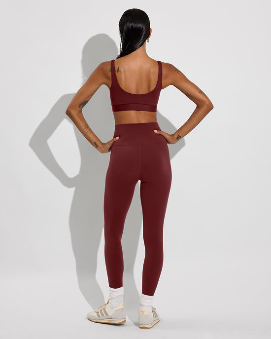 Double Scoop Top + Super Moves Tight - Jam (Size S)