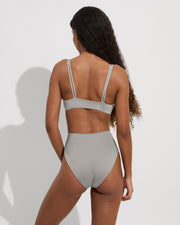 Sunday Top D+ (32DDD, Size S) + Hi Hi Bottom - Beach (Size S)