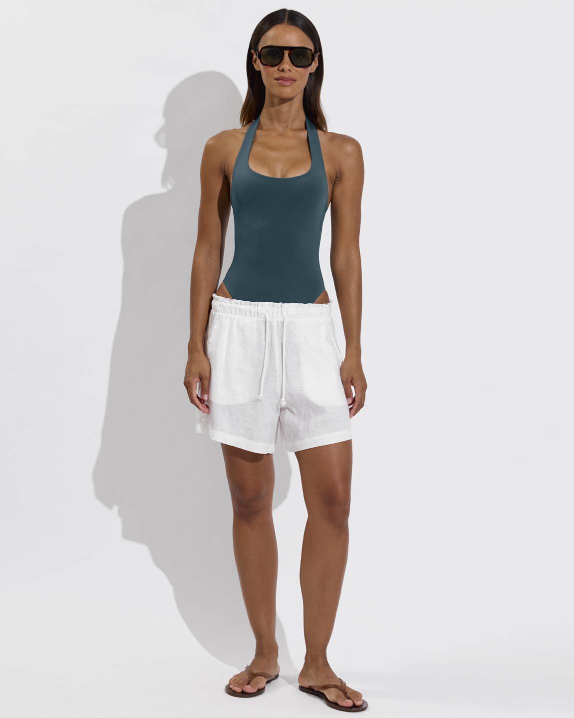 Halo Suit - Deep End + Getaway Short 5" - Coconut (Size S) 