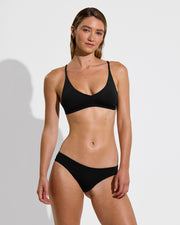 Sunday Top + Halfmoon Bottom - Jet (Size S)