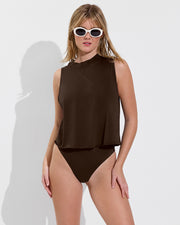 Swell Tank + Hi Hi Bottom Cheeky - Cold Brew (Size S)