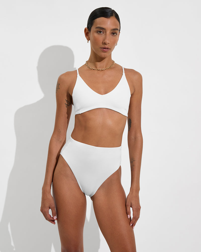 Sunday Top + Hi Hi Bottom - Coconut (Size S)