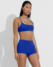 Pool Days Top + Hi Line Shortie - First Place (Size S)