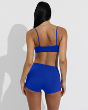 Pool Days Top + Hi Line Shortie - First Place (Size S)