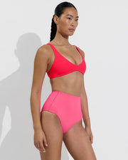 Plunge Top - Rescue + Hi Tide Bottom - Zinc (Size S)