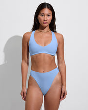 La Crosse Top + Super Hi Hi Bottom - Blue Skies (Size S)