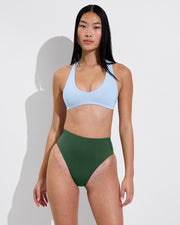 La Crosse Top - Blue Skies + Hi Hi Bottom - Tropics (Size S)