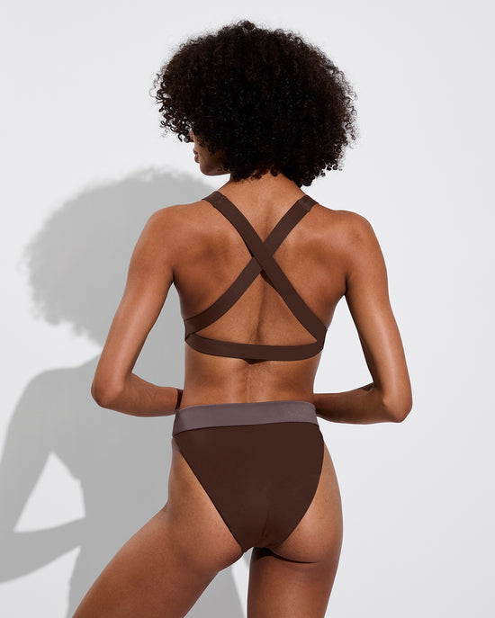 La Crosse Top - Cold Brew + Beach Break Bottom - Cold Brew / Stormy (Size S)