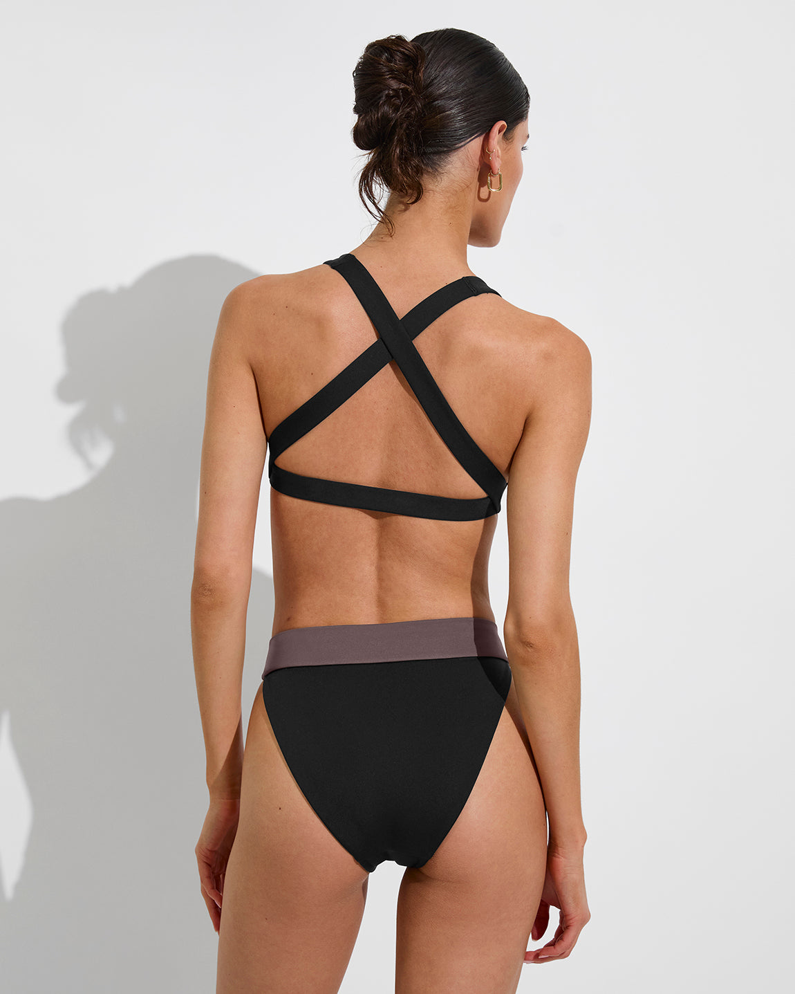 La Crosse Top - Jet + Beach Break Bottom - Jet / Stormy (Size S) 