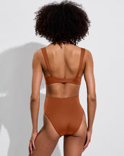 La Plage Top + Hi Hi Bottom - Bronze (Size S)