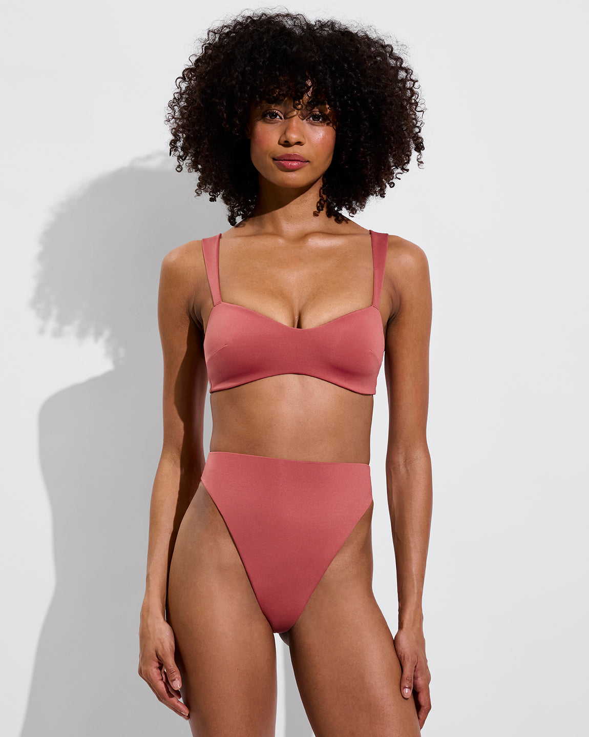 La Plage Top + Super Hi Hi Bottom - Camp (Size S)