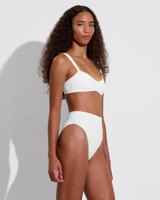 La Plage Top + Hi Hi Bottom - Coconut (Size S)