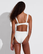 La Plage Top + Hi Hi Bottom - Coconut (Size S)