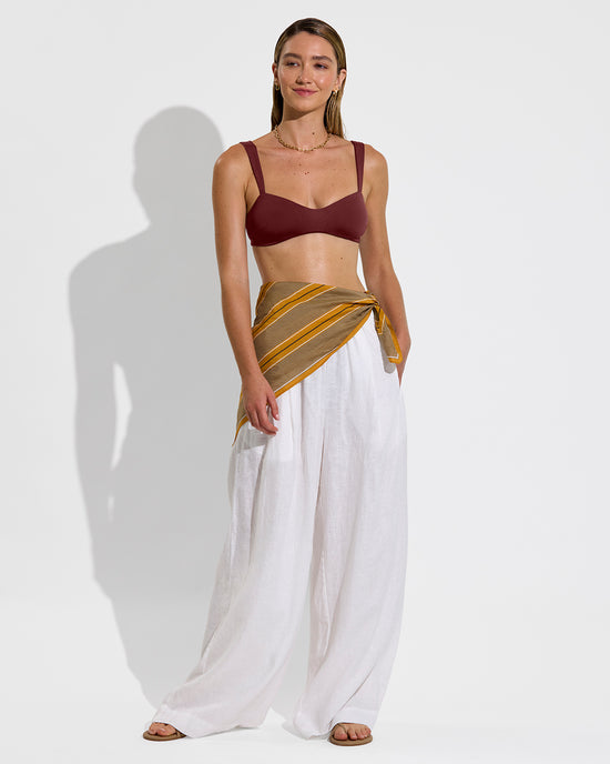 La Plage Top - Jam + Coastal Pant - Coconut (Size S)