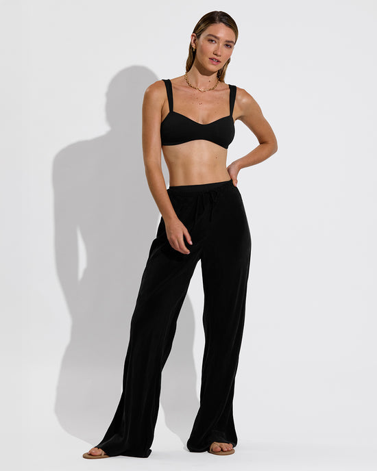 La Plage Top + Journey Pant - Jet (Size S)